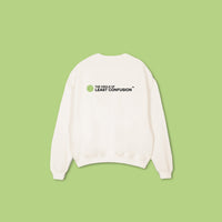 LOGO - oversized crewneck sweater (off white and black)