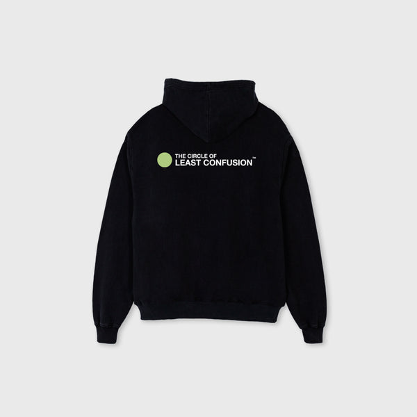 LOGO - oversized hoodie sweater (black and white)