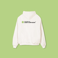 LOGO - oversized hoodie sweater (off white and black)