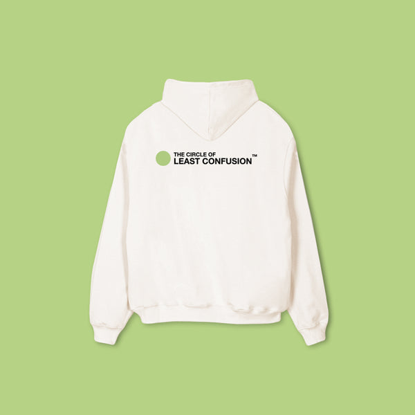 LOGO - oversized hoodie sweater (off white and black)