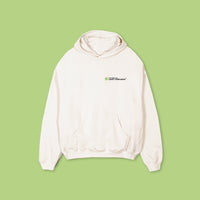 LOGO - oversized hoodie sweater (off white and black)